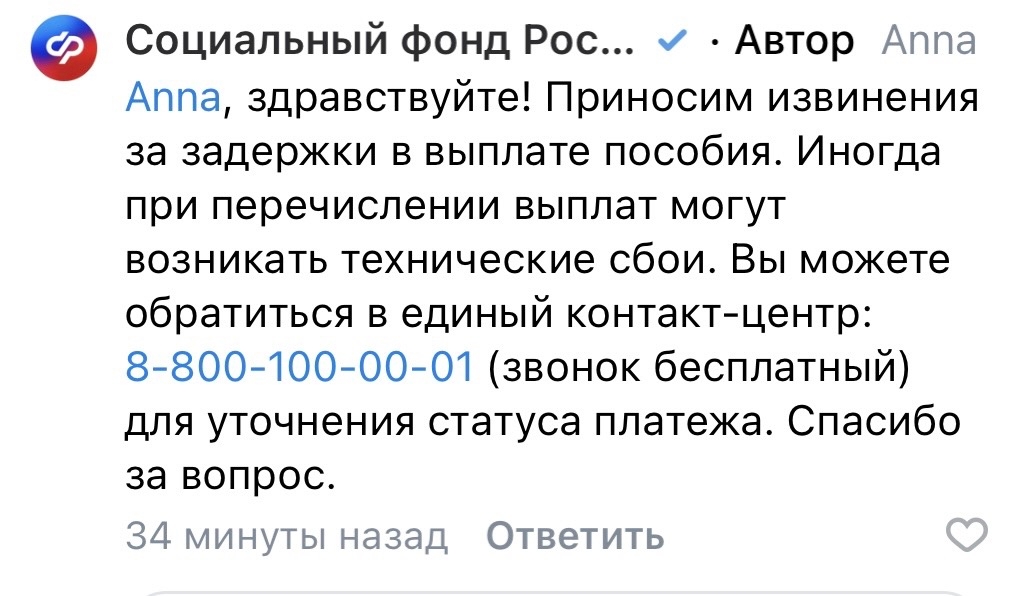 Сбой в Социальном фонде России