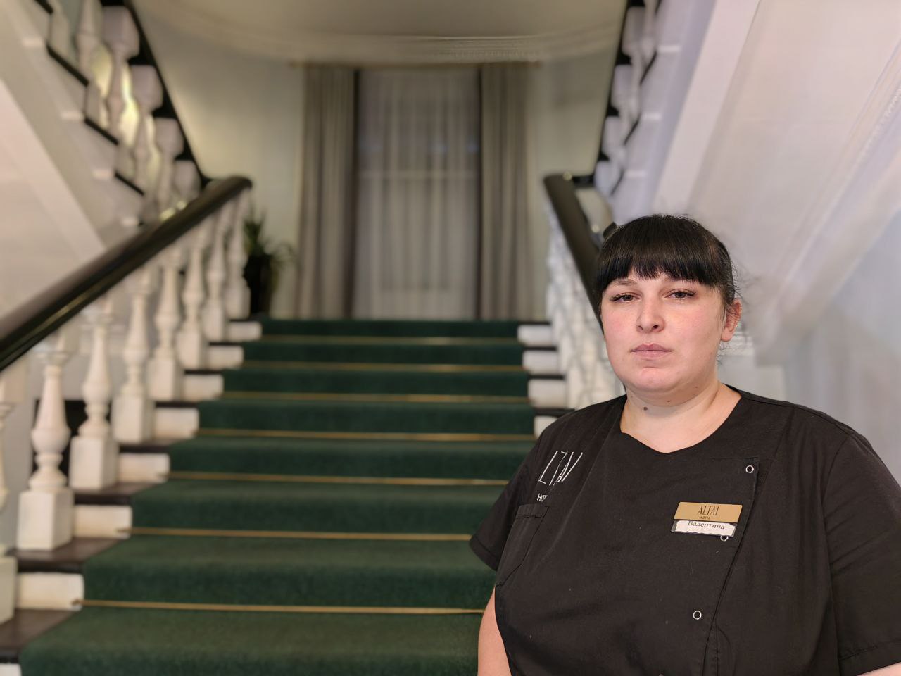 Валенина Резниченко на работе в гостинице "Алтай" / Фото: amic.ru