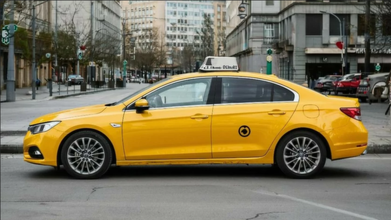 Автомобиль такси / Фото: сгенерировано нейросетью GigaChat