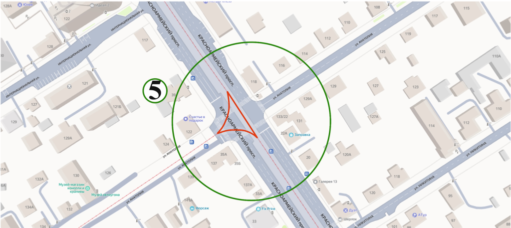 Трамвайный узел пр-кт Красноармейский и улицы Анатолия. Фото: barnaul.org