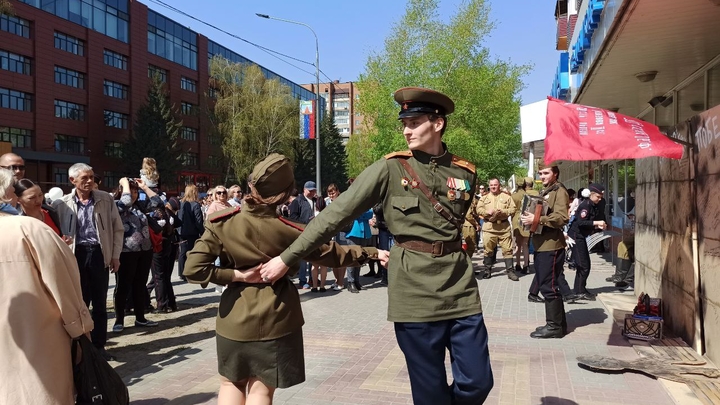 День Победы в Барнауле