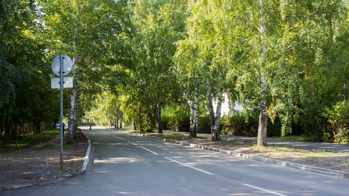 Отремонтированный участок улицы Куйбышева.
