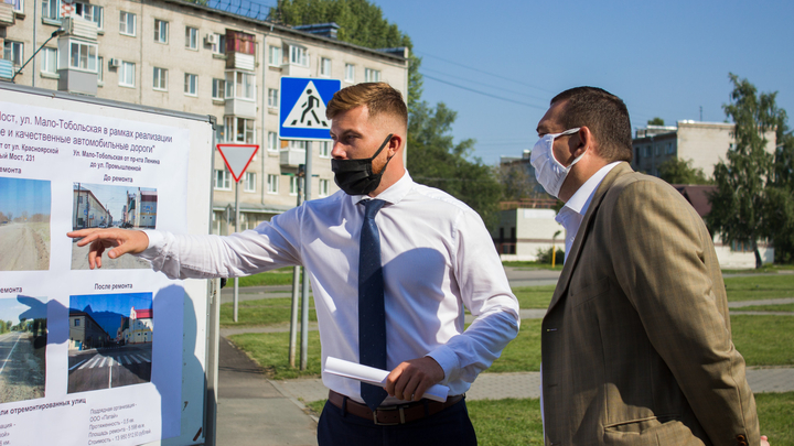 В Барнауле сдали в эксплуатацию отремонтированный участок улицы Куйбышева