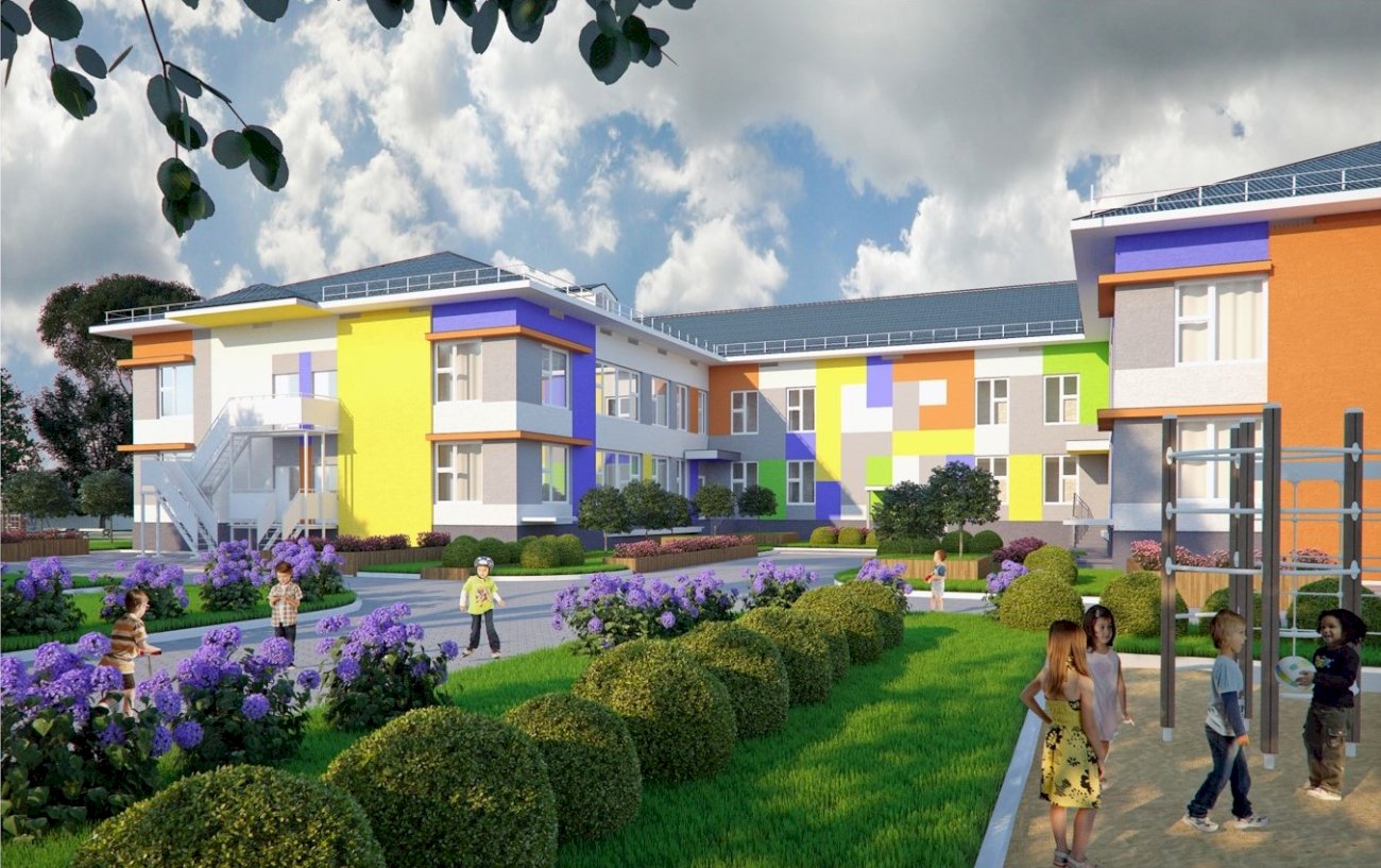 Детский сад на 280 мест. Фото: КазНИИСА