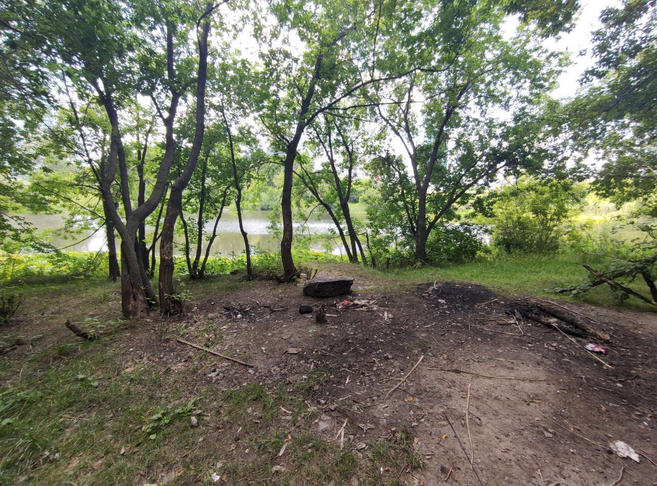 Озеро на ул. Гущина (со стороны ул. Малахова)/ Екатерина Смолихина