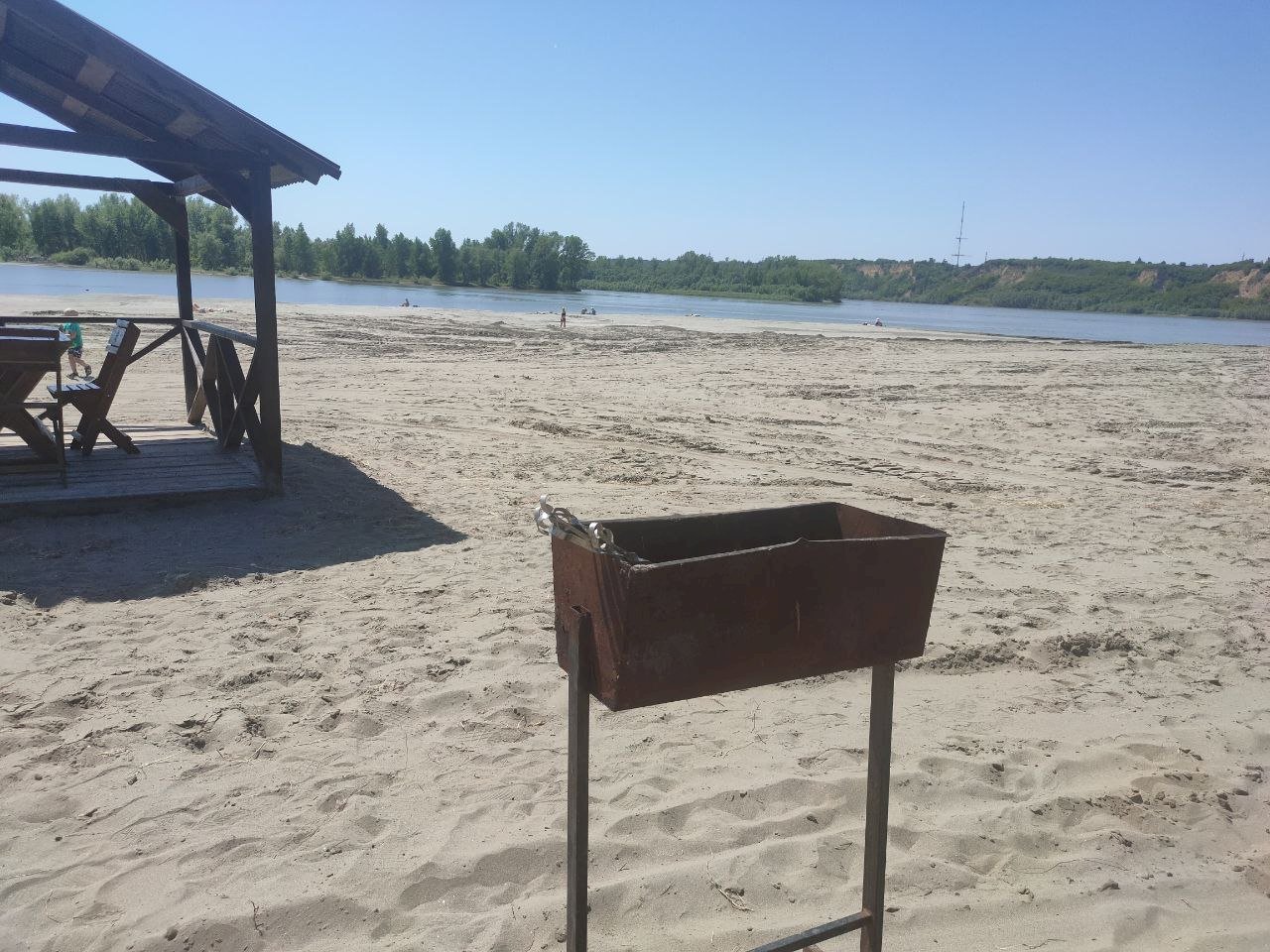 Открытие пляжа на острове Помазкин в Барнауле/ Антон Дегтярев
