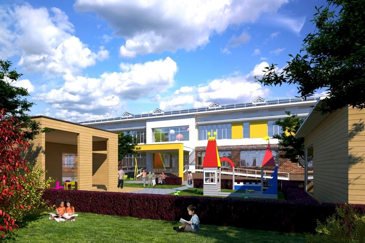 Детский сад на 140 мест. Фото: КазНИИСА