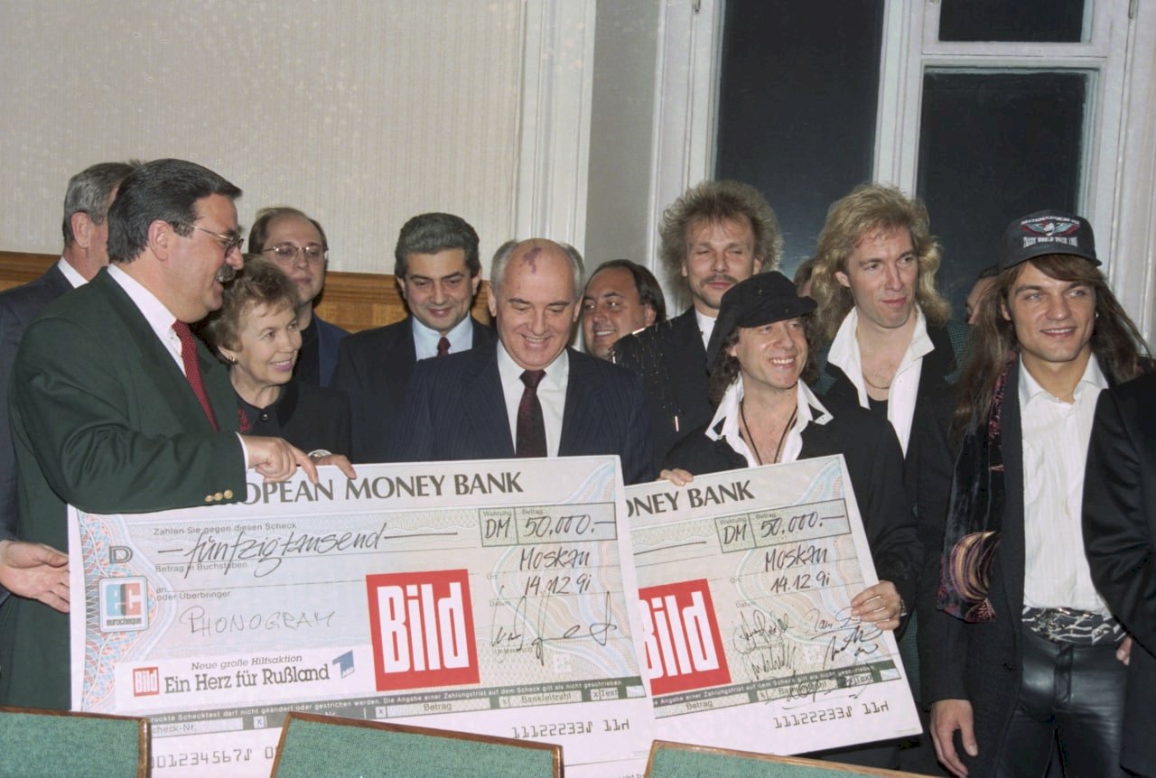 Встреча М.С. Горбачёва с рок-группой 